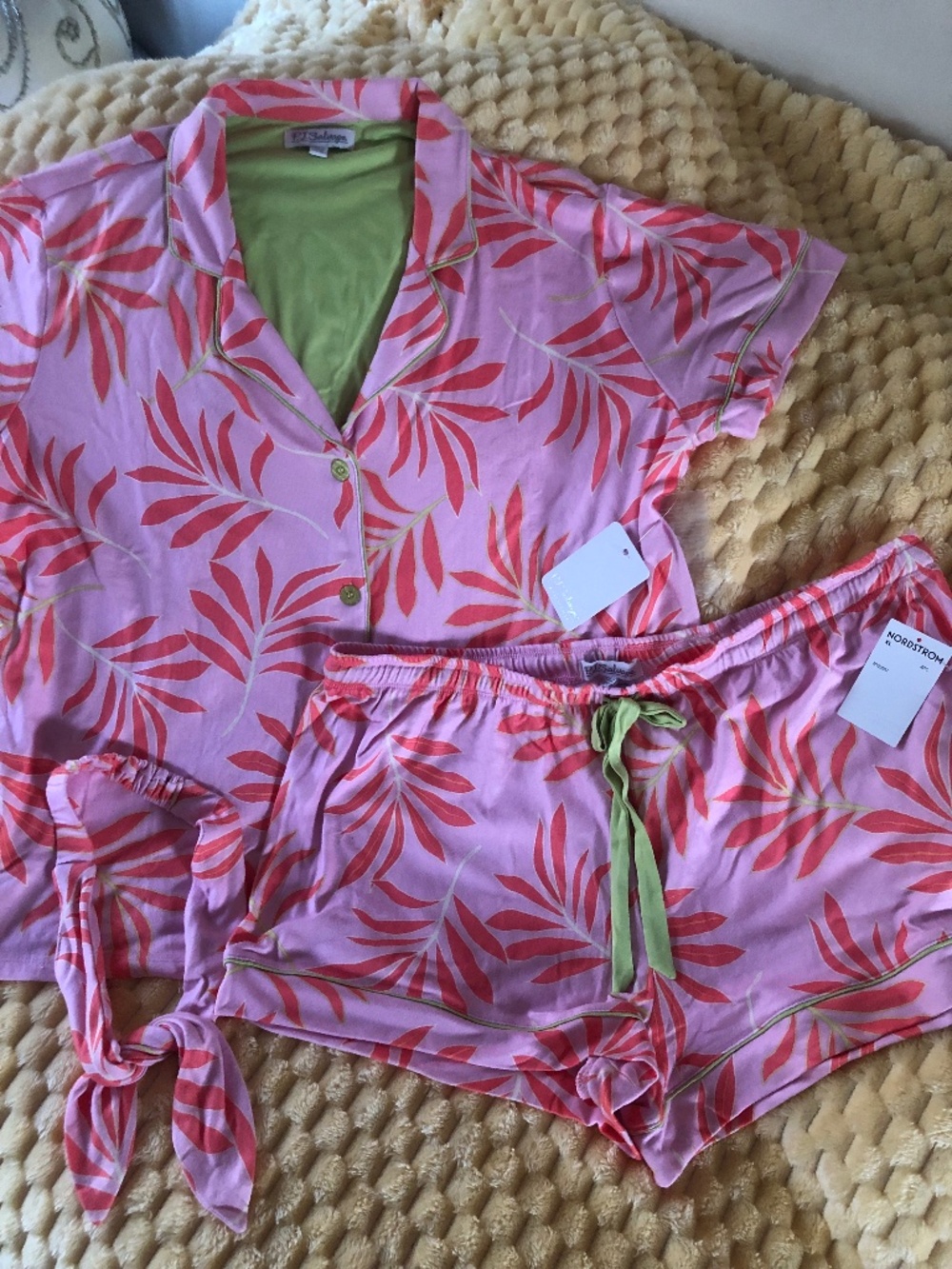 Just in NWT from Nordstrom PJ Salvage Electric Summer Shorts PJ Set